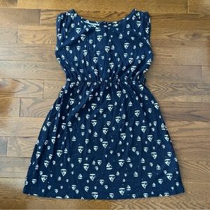 /Twik/ Sleeveless sail boat navy design dress